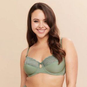 Change Lingerie Jessa Full Support Full Cup Bra in Green, 32L